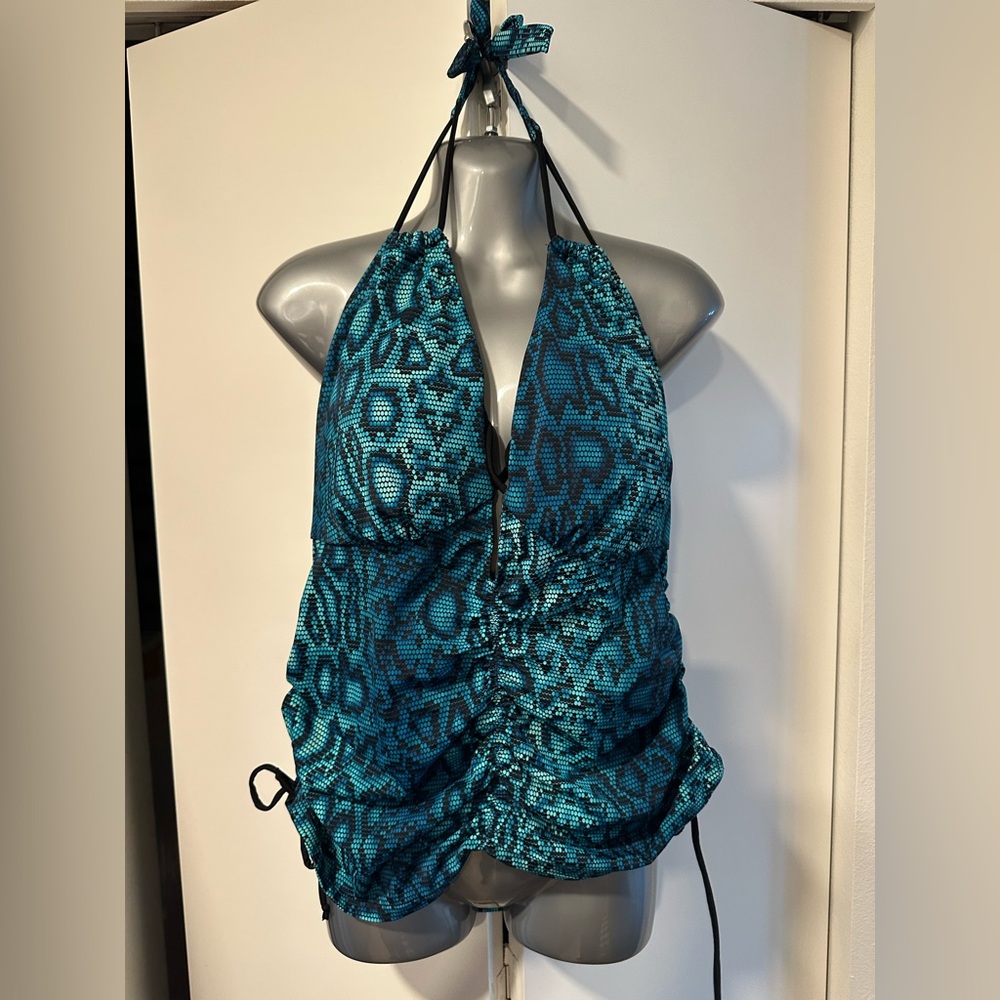 Swimsuits for All Size 20 Halter Swimsuit Top - Picture 7 of 11